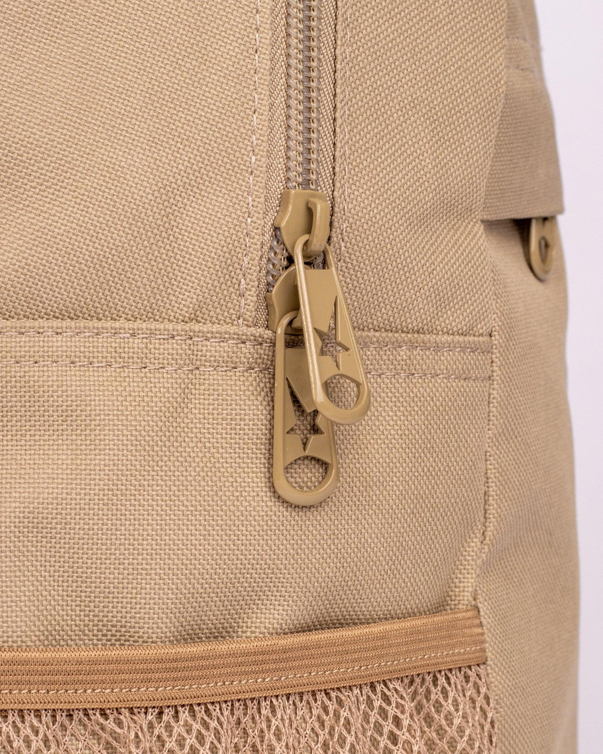 Soviet Ray backpack in sage grey with adjustable straps, multiple compartments, and durable fabric for everyday accessories.