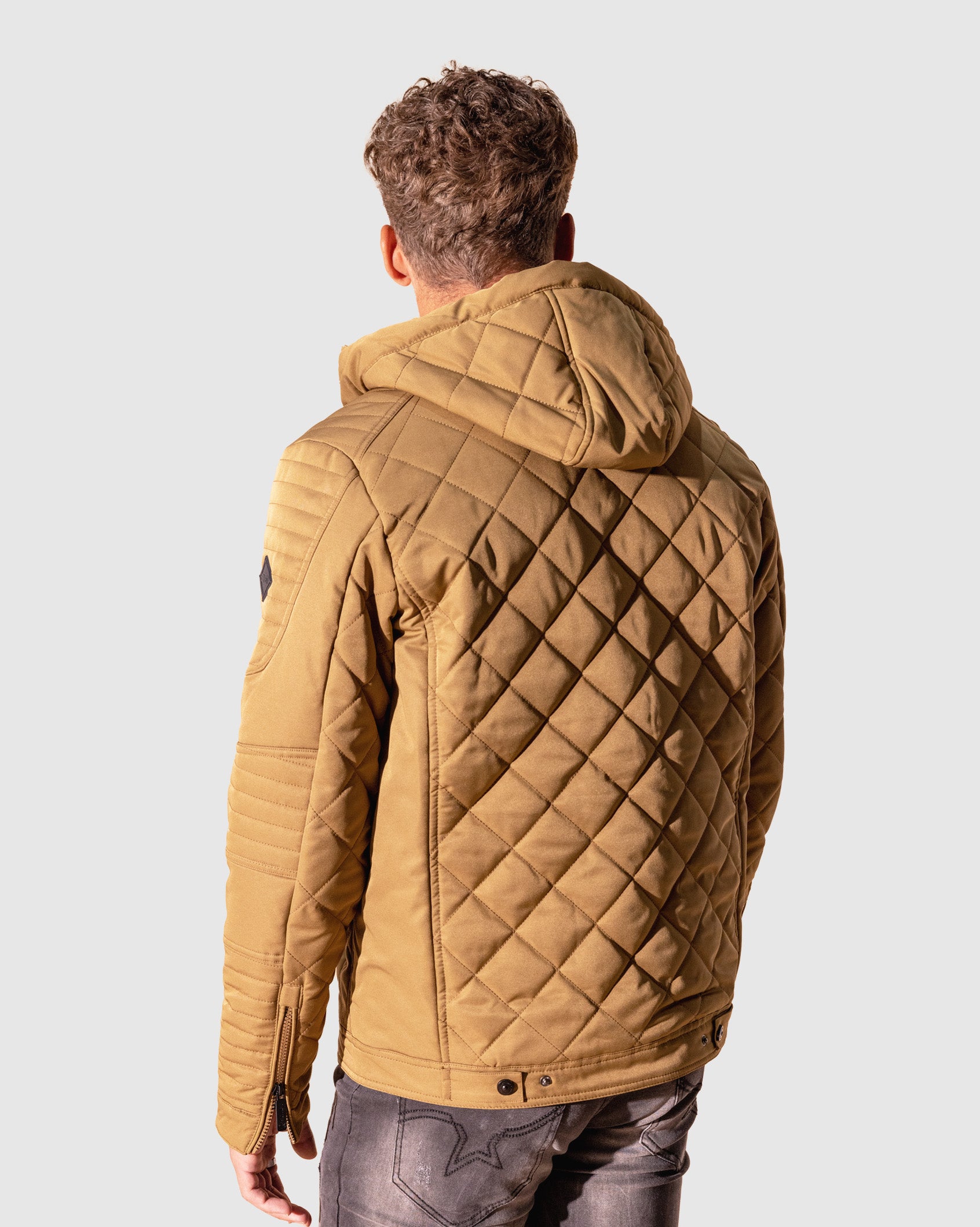 Mens Saxon - Mens Diamond Quilted Jacket