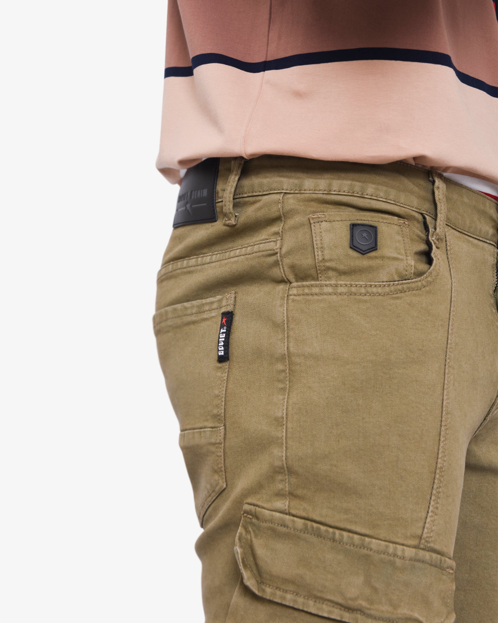 Mens Stuart - Slim Fit Cargo Denim