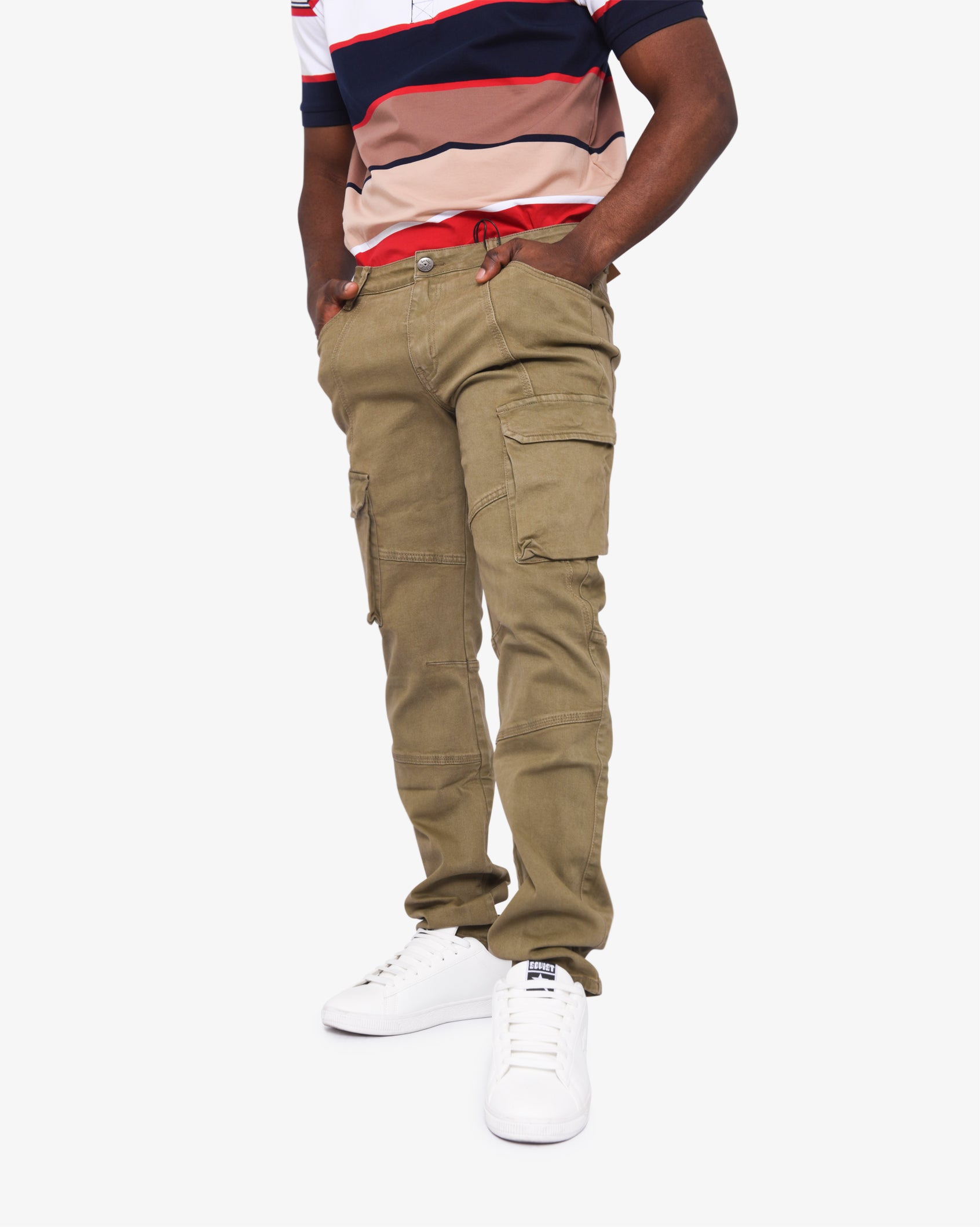 Mens Stuart - Slim Fit Cargo Denim