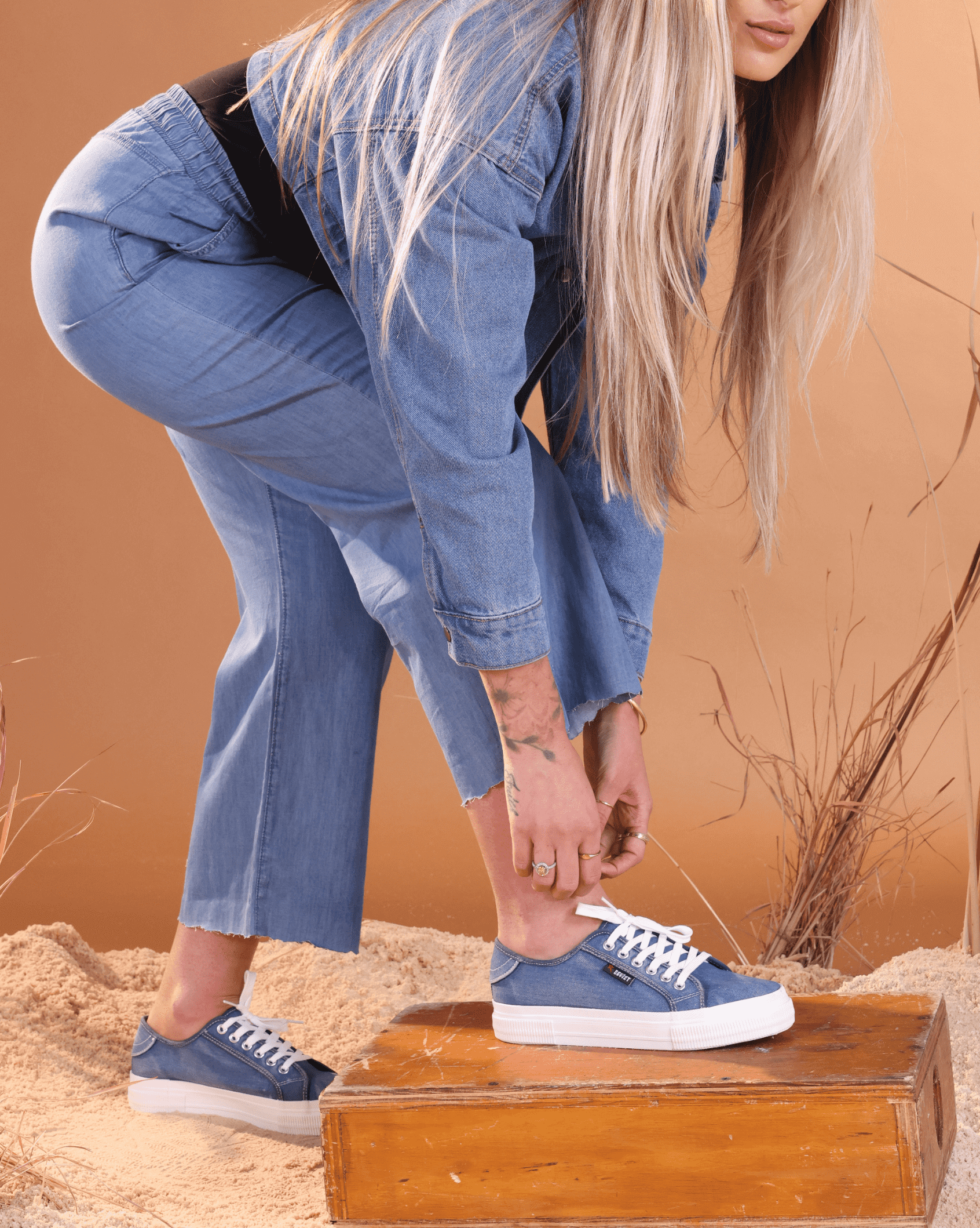 Ladies Millie - Denim Sneaker