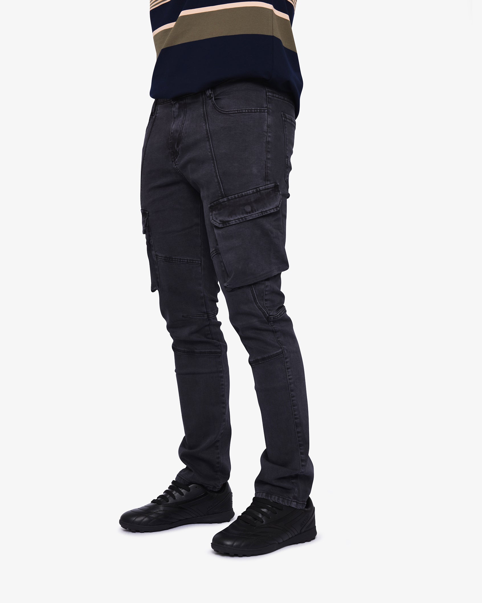 Mens Stuart - Slim Fit Cargo Denim