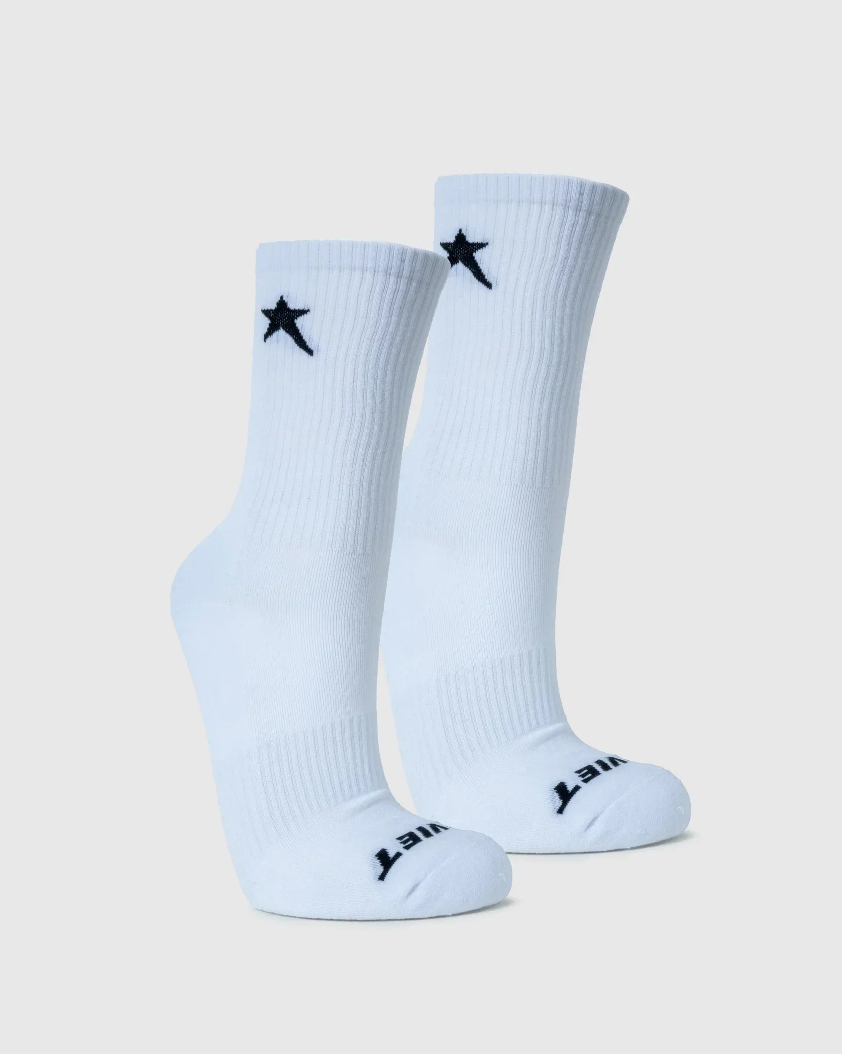 Blackbird cotton tube socks by Soviet, one size accessory featuring comfortable, breathable fabric and a sleek black design.